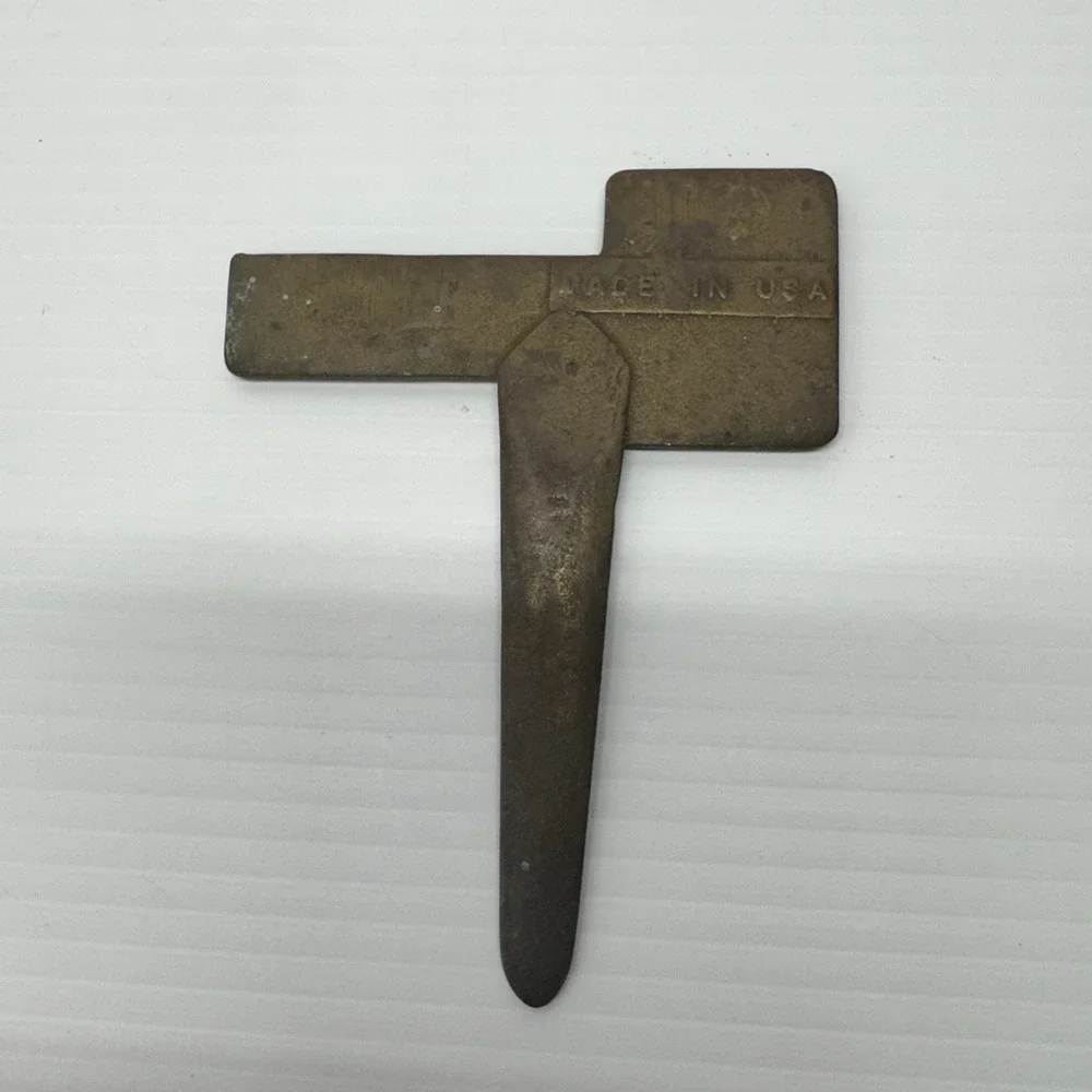 Vintage Solid Brass Herb Spice Plant Garden Marker Dill